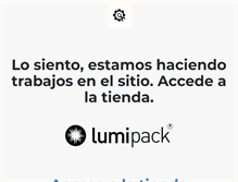 Tablet Screenshot of lumipack.com.ar